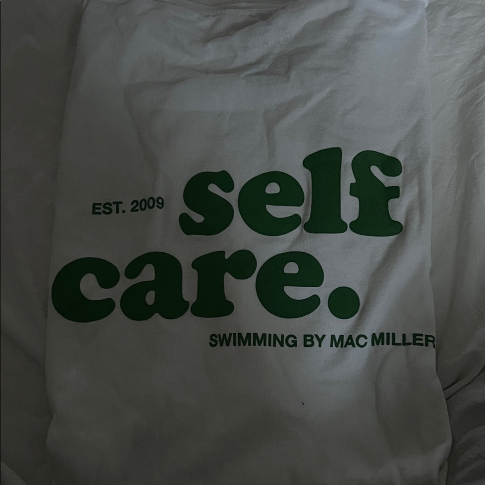 PacSun White Tee with Green Print